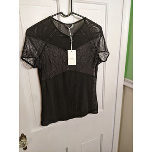 Grace Karin Mesh Top Size M